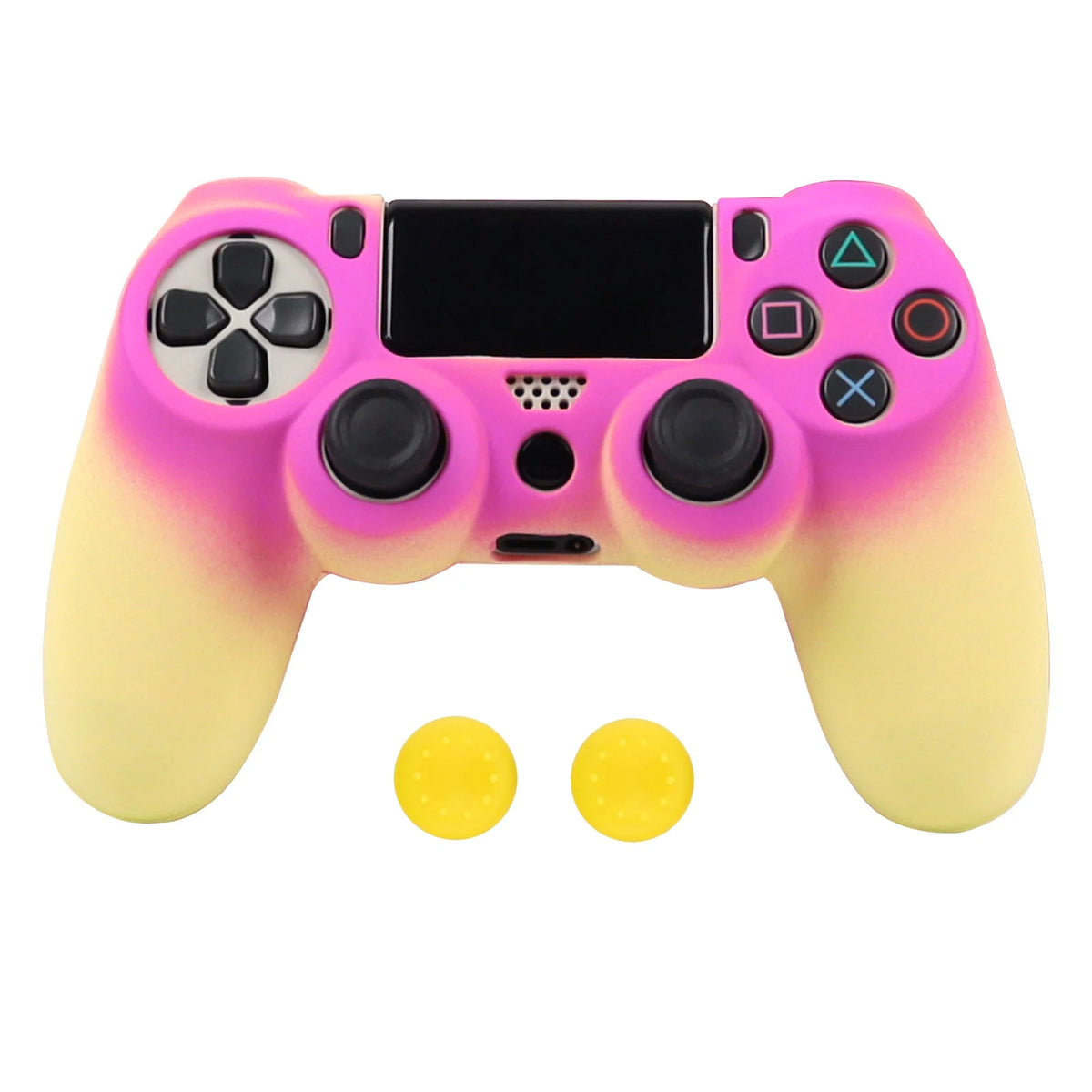 PS4 Controller Silicone Cover | Gradient Protective Case with Trigger Caps additional angle