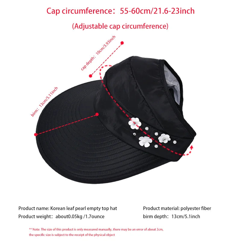 Sun Protection Hat for Women | Foldable UV Guard Visor lifestyle view