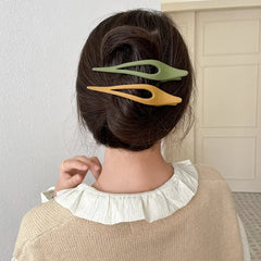Frosted Duckbill Clips Women Girls Hairpins Headwear Ponytail Acrylic Duckbill Clips Large Size Hair Claws Barrettes Candy Color