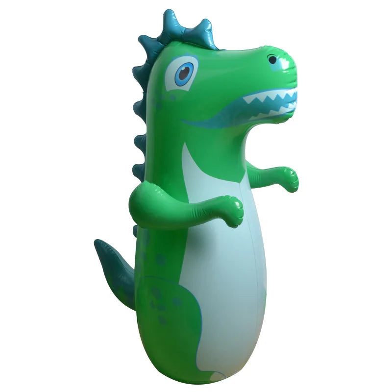 Inflatable Punching Bag for Kids and Adults | 90 cm Dinosaur Tumbler Boxing Toy additional angle