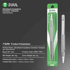 2UUL TW31 Ultrahard Ceramic Tweezer | Anti-Static for Mobile Chip Repair detail view