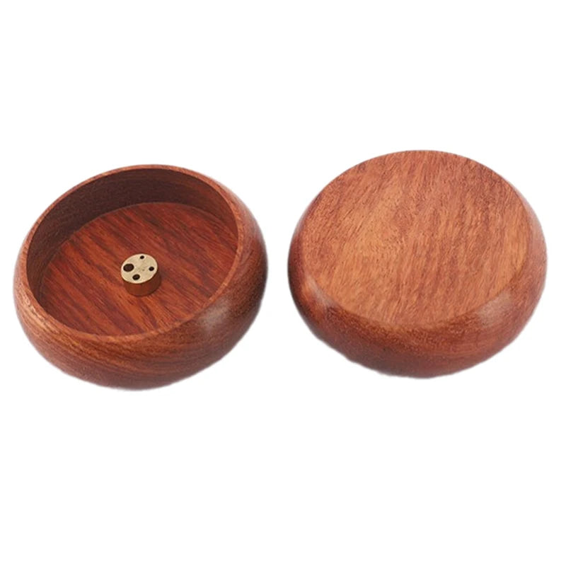 Wooden Incense Holder Ash Catcher | Bowl Shape Incense Burner lifestyle view