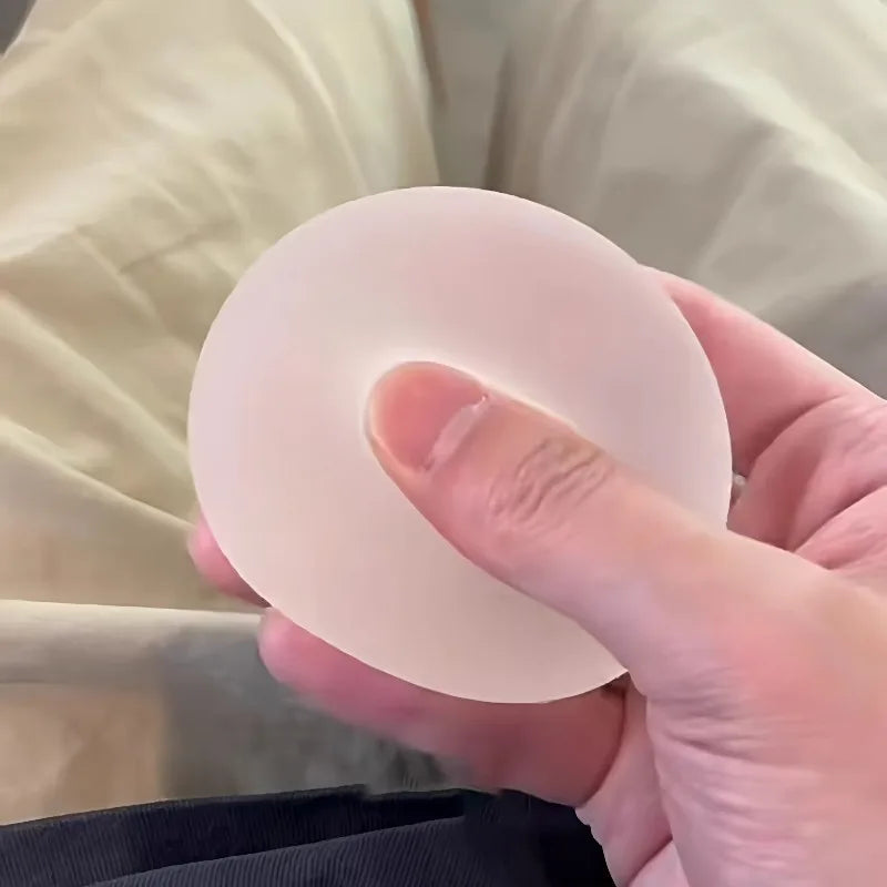 Squishy White Transparent Maltose Squeeze Toy Soft Mochi Anti Stress Fidget Toy Simul alternate view