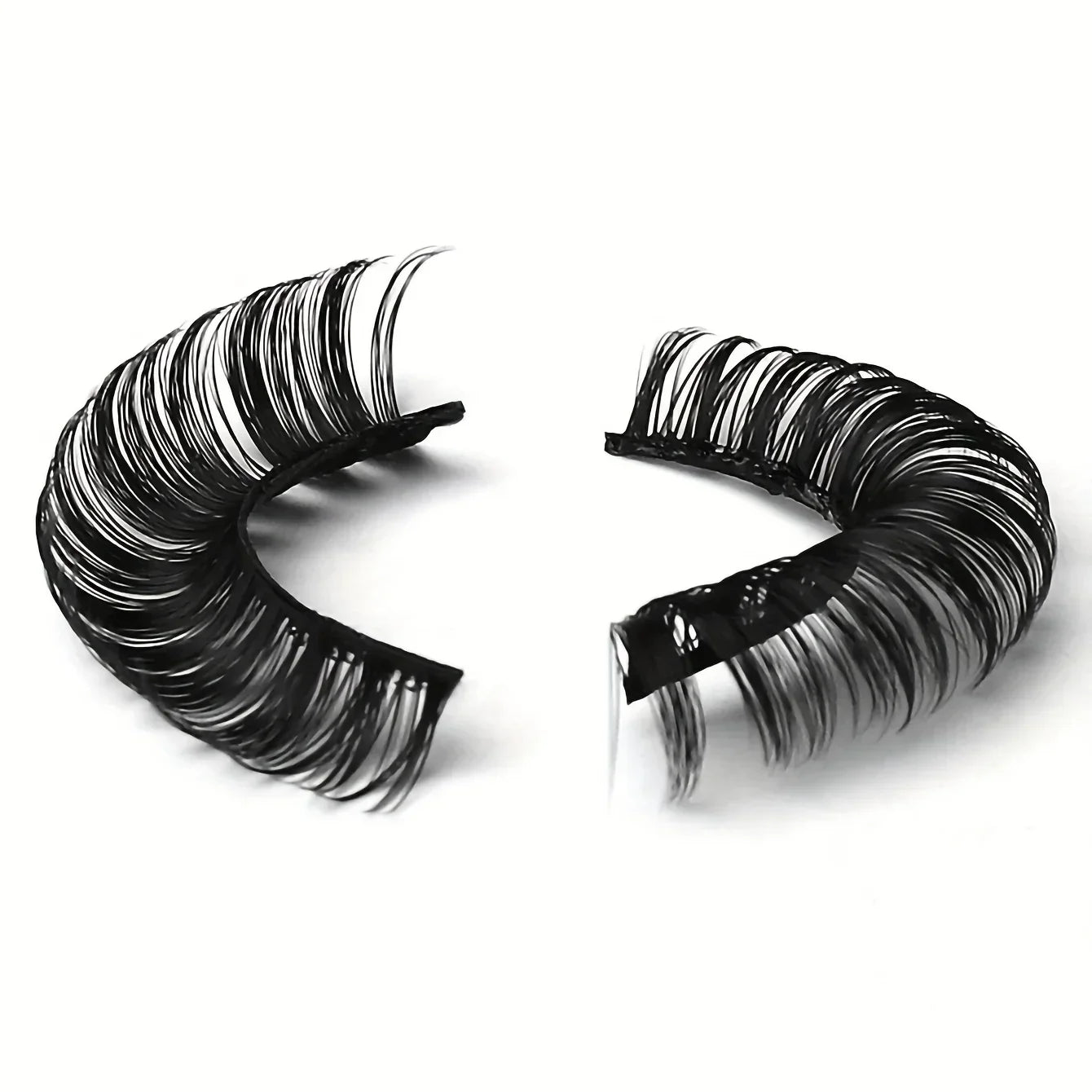 10 Pairs Russian Strip Lashes DD Curl | Fluffy Wispy Faux Mink Lashes Pack detail view