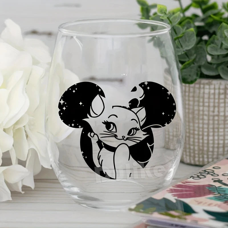 Aristocats Marie Cat Vinyl Stickers | Car Window Bumper Laptop Decals close-up view