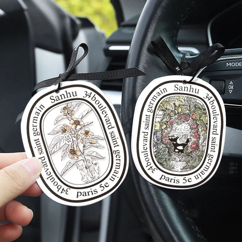 Car Air Freshener 6Pcs Natural Scented Aromatherapy Tablets alternate view