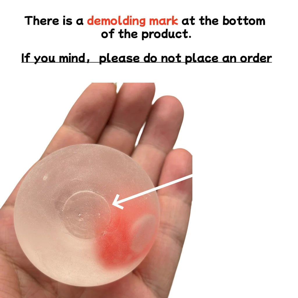 Strawberry Mochi Squeeze Toy | Slow Rebound Stress Relief Fidget for Venting Anger additional angle