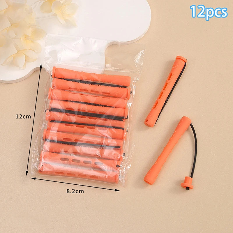 〔YS1〕12pcs Hair Perm Rods Short Cold Wave Rods Hair Curler No Heat Perming Rods Hair alternate view