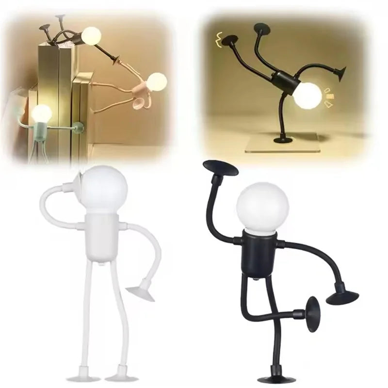 Poseable Athlete Night Light | Funny Bendable Sportsman LED Desk Lamp lifestyle view