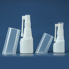 (❤️)25/50ml Rocker Spray Bottle Elephant Nose Pump Bottle Side Bottle Plastic Liquid Separate Rotati