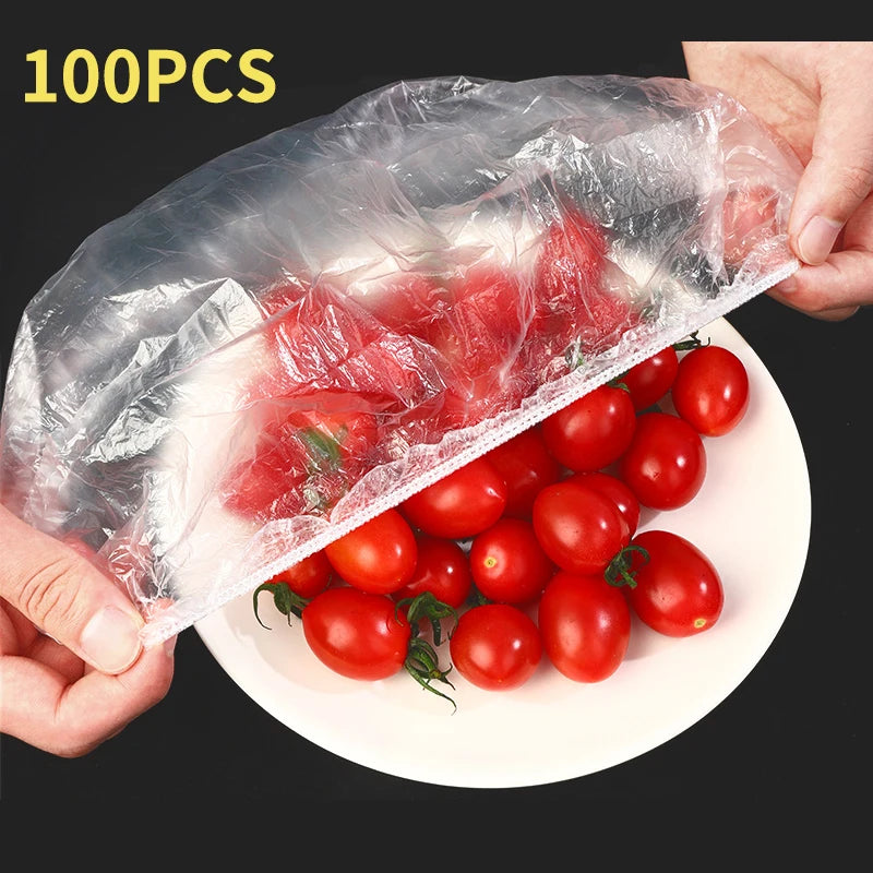 Cover Plastic Wrap Elastic Food Lids for Bowls Elastic alternate view