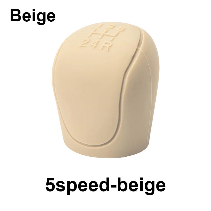 1PC Manual 5/6-speed Car Interior Accessories Car Silicone Gear Shift Knob Cover Sh additional angle