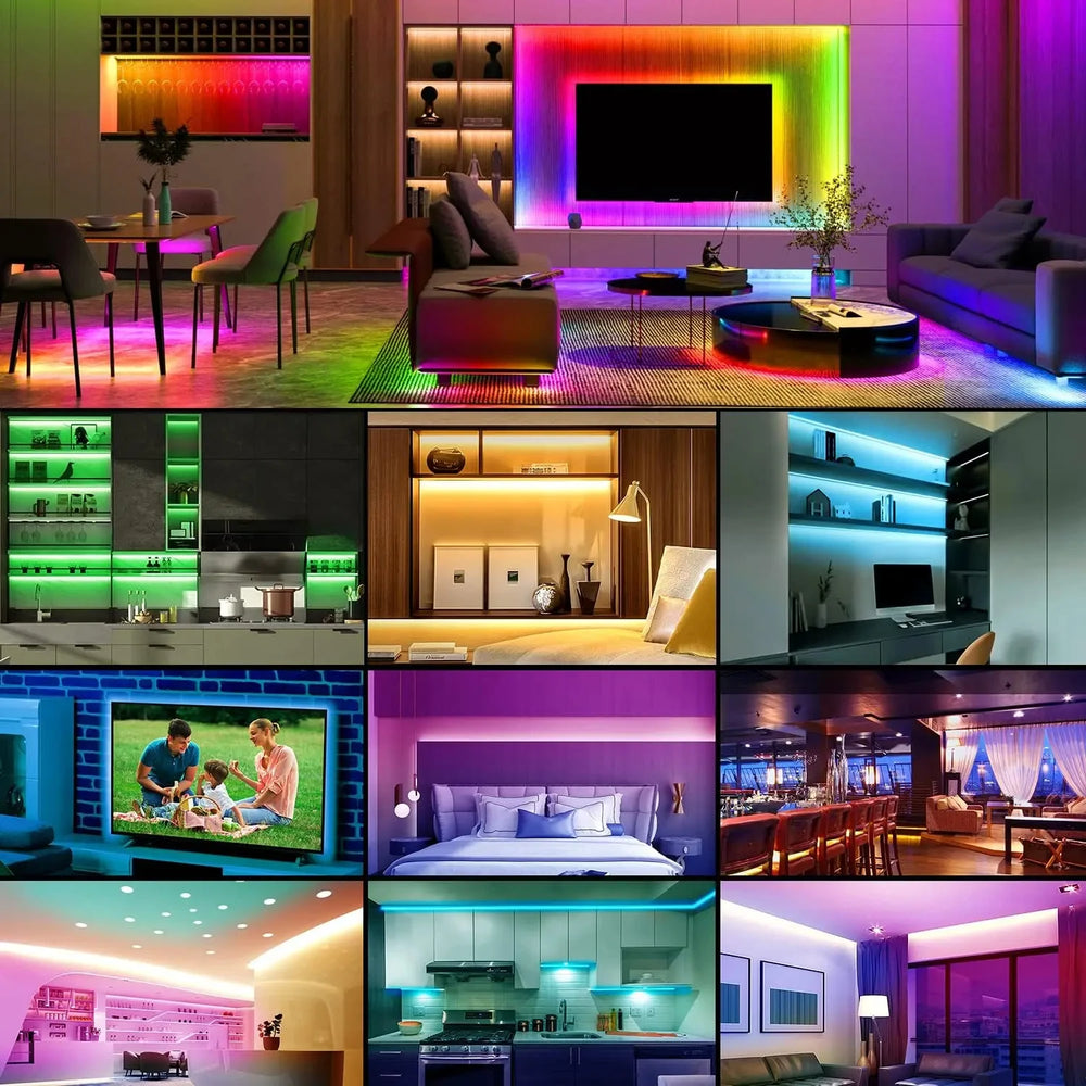 USB LED Strip Lights 2m | RGB Remote Controlled Backlight lifestyle view
