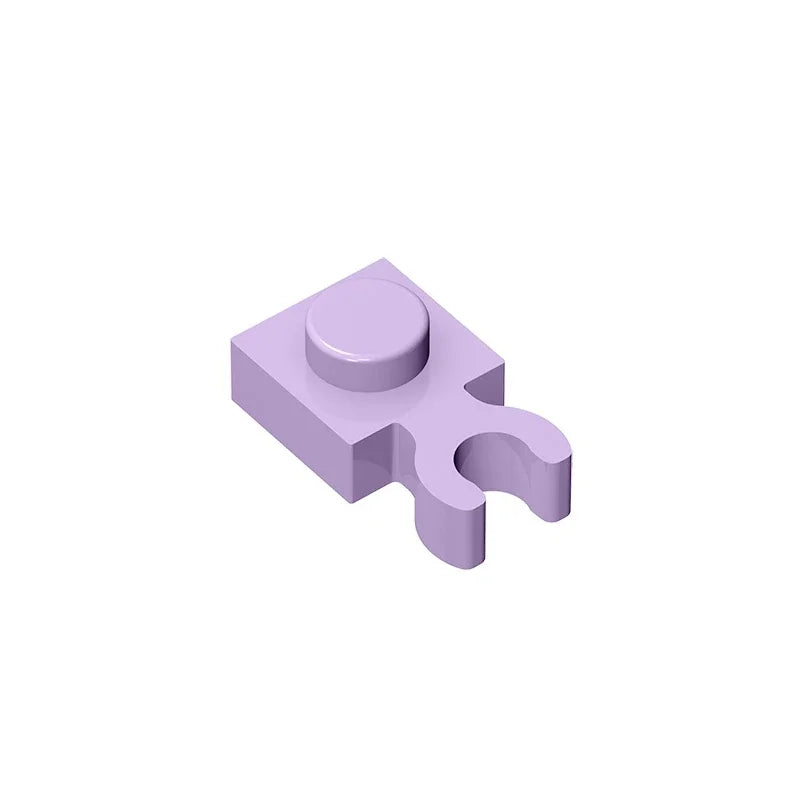 Gobrick GDS-814 PLATE 1X1 W. HOLDER | Building Block for DIY Creations alternate view