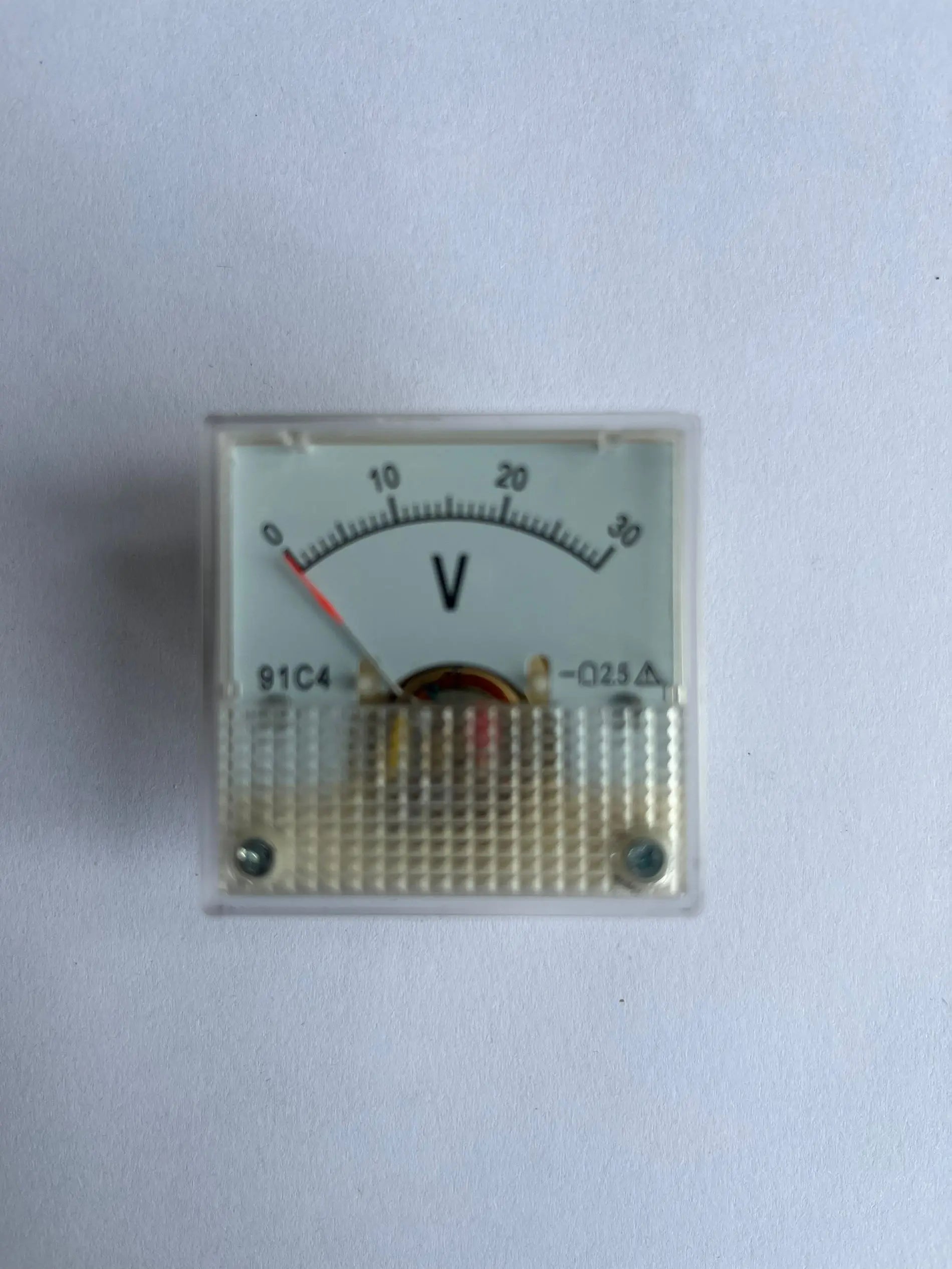 DC Analog Ammeter 91C4 | Mechanical Pointer Panel Meter alternate view