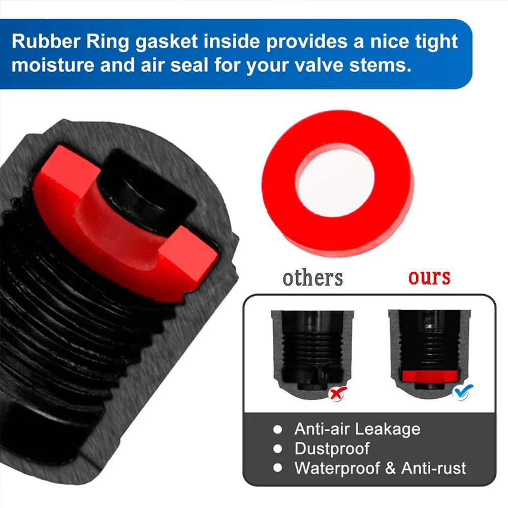20 Pcs Tire Valve Caps Universal Stem Covers