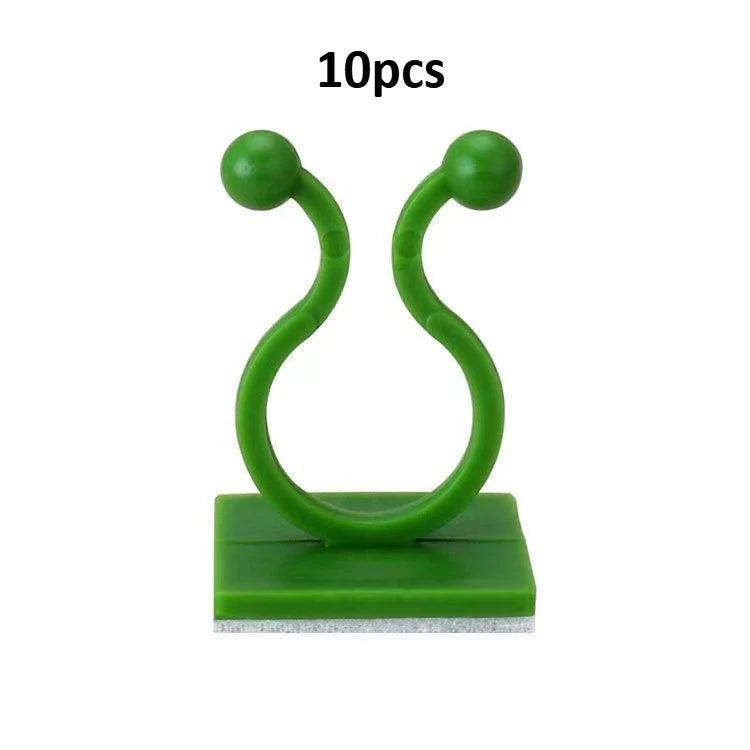 Garden Plant Climbing Wall Fixture Clips Rattan Vine Fixer Self-Adhesive Fixed Buckle close-up view