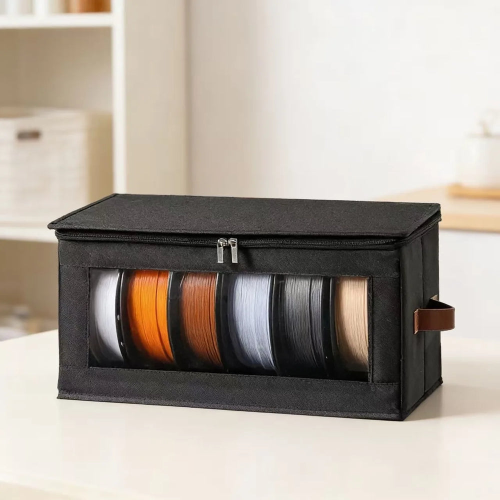 3D Printing Filament Storage Box | Double Zipper Airtight Dry Box close-up view