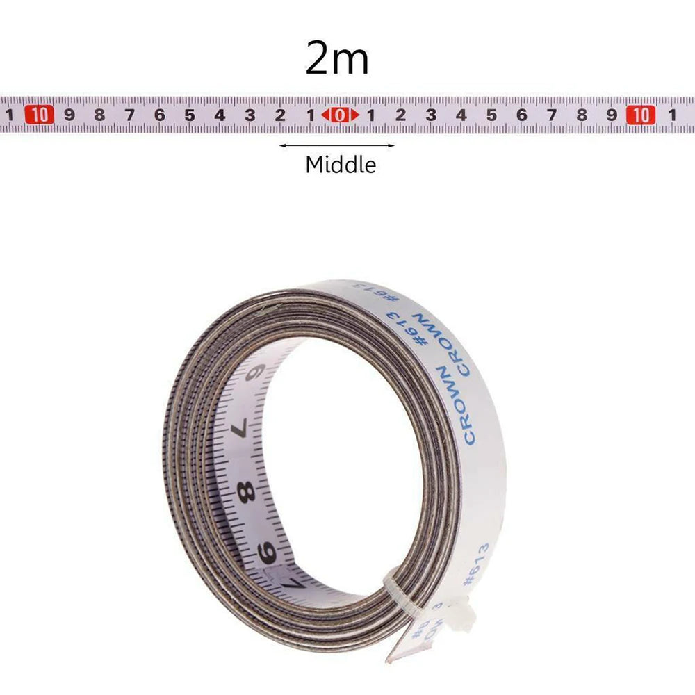 1Pcs Tape Measure 1/2/3/5M 13MM Adhesive- Rulers Woodworking Measuring Ruler Sewing Tail detail view