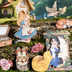 45pcs Fairytale Adventure Story Theme Hard Card Sticker Set for DIY Scrapbook | Mr Paper detail view