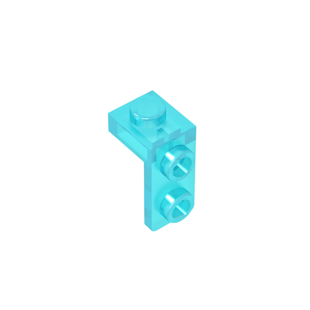 Gobricks Bracket 1 x 1 - 1 x 2 | Compatible Building Block additional angle