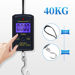 Portable 40kg Hanging Digital Scale for Fishing and Luggage Travel detail view