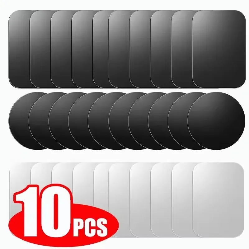 5/10pcs Magnetic Metal Plate Disk Car Phone Holder Stickers Magnetic Patch Sticker for Tablet Mobile