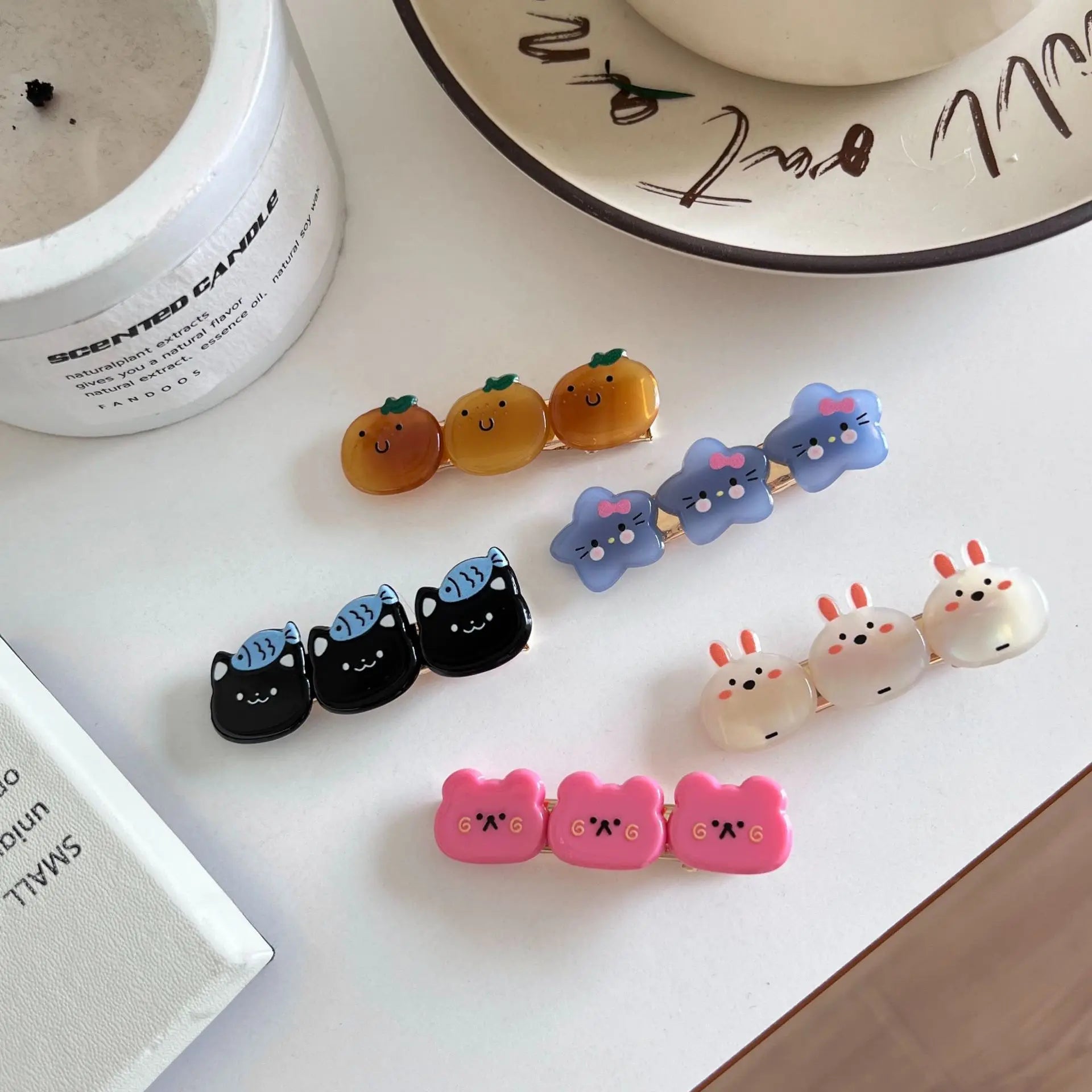 Cute Hair Clip Creative Small Animal Side Hair Clip Internet Celebrity Duckbill Clip Edg detail view