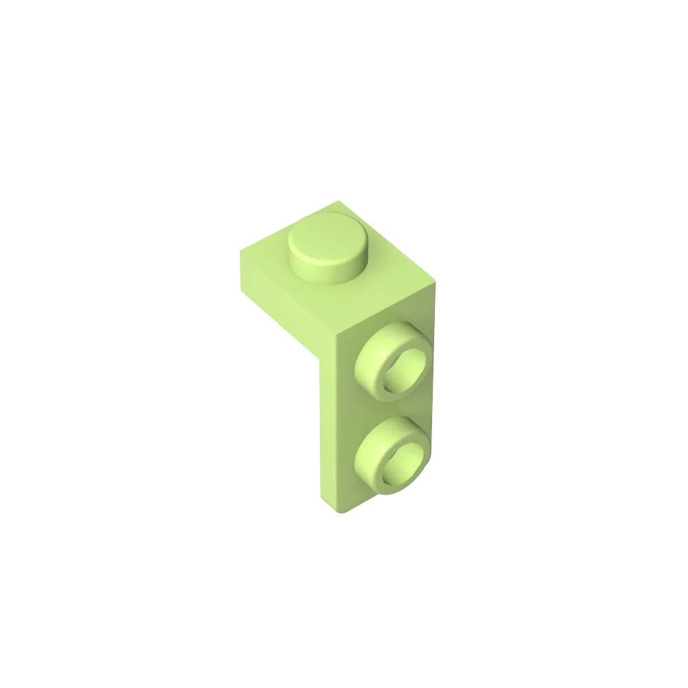 Gobricks Bracket 1 x 1 - 1 x 2 | Compatible Building Block lifestyle view