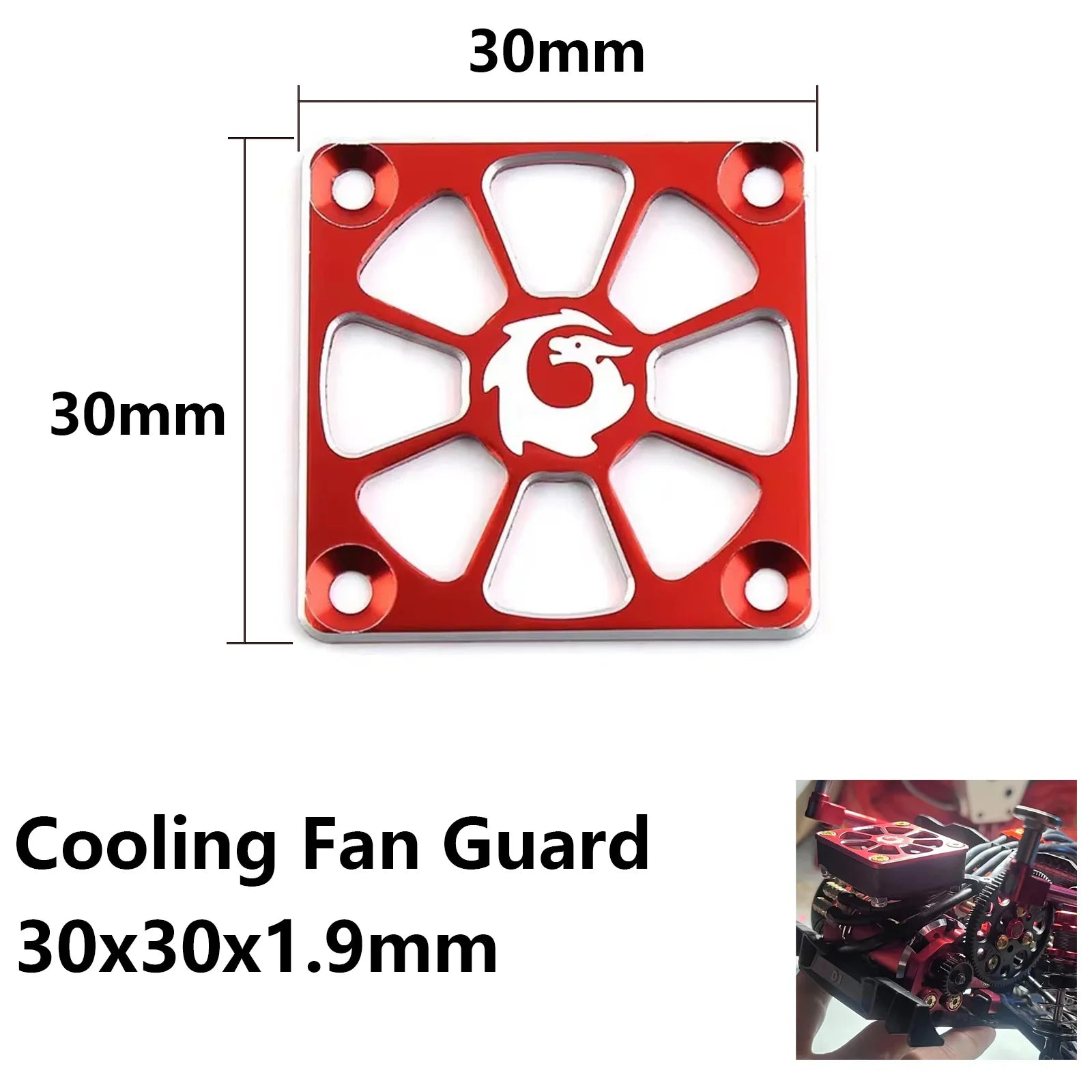 RC 25/30/35/40/50mm Fan 28000 RPM Heat Dissipation Cooling Fan for RC Crawler 1/10 1/ lifestyle view