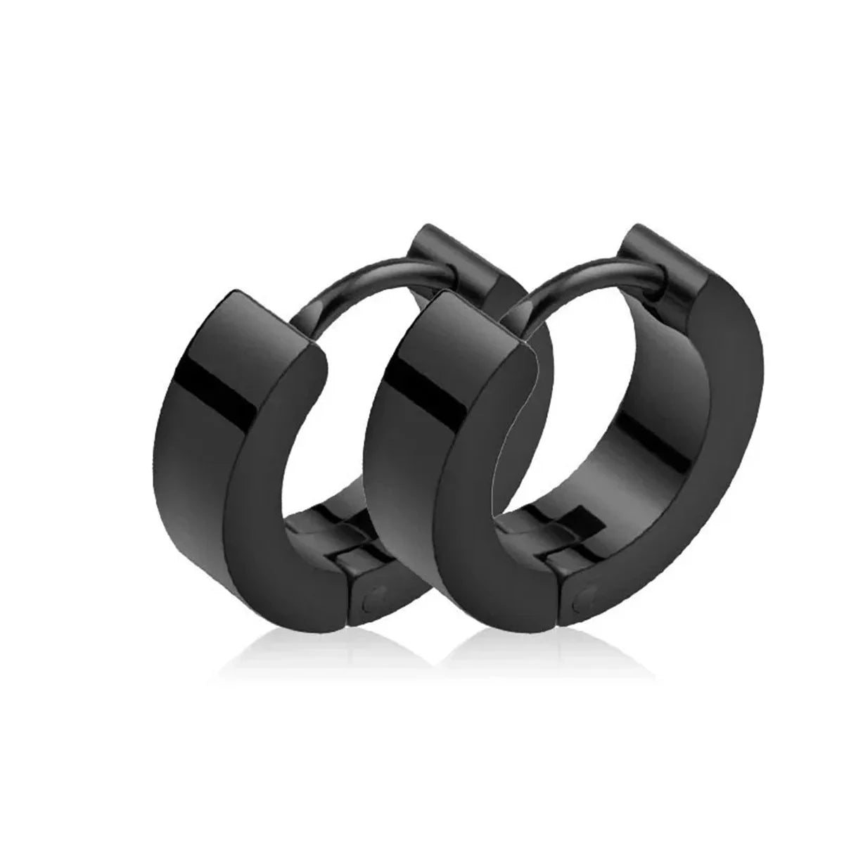 1/15Pairs Punk Cool Gothic Stainless Steel Stud Earrings Set for Men Women,Fashion Tr alternate view