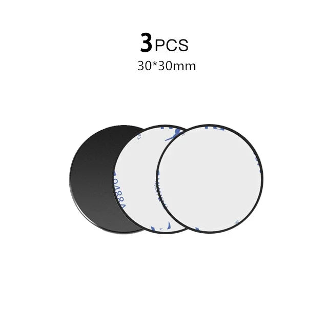 1/3/5Pcs Magnetic Metal Plate For Car Phone Holder Universal Iron Sheet Disk Sticke additional angle
