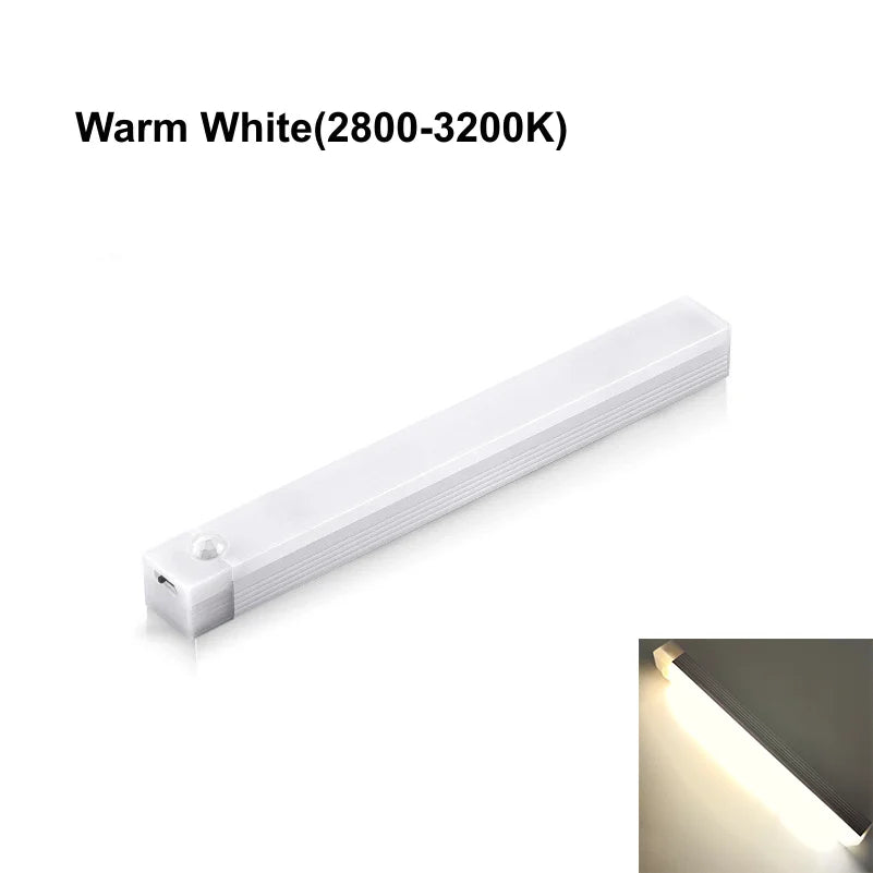USB Rechargeable Motion Sensor LED Bar Light | 3-Mode Induction Night Light for Kitche close-up view