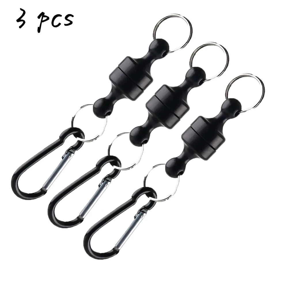 Fishing Magnetic Buckle With Keychain Carabiner Anti-falling Outdoor Fishing Clip Fishin detail view
