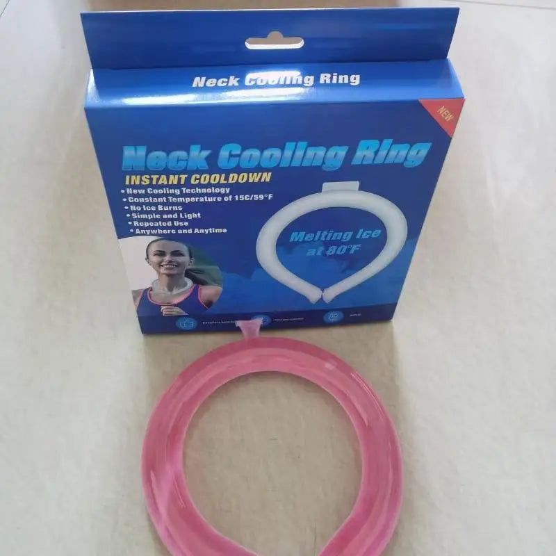 Outdoor Summer Neck Cooling Tube | Reusable Ice Ring for Hiking, Cycling, and Fishing alternate view