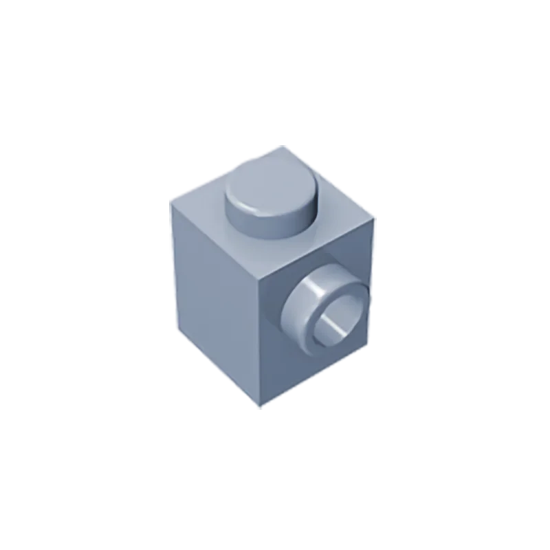 Gobricks GDS-635 BRICK 1X1 W. 1 KNOB | Single Side Bump Building Block Compatible wit lifestyle view