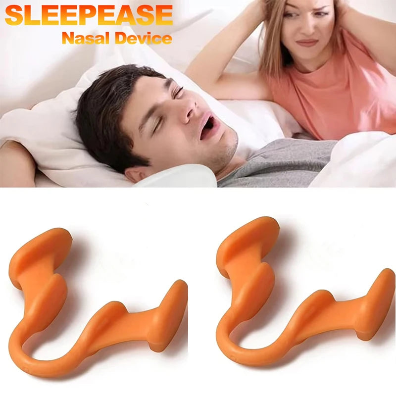 Stop Snoring Nose Clip Set | Anti-Snoring Silicone Nasal Dilator for Better Sleep detail view