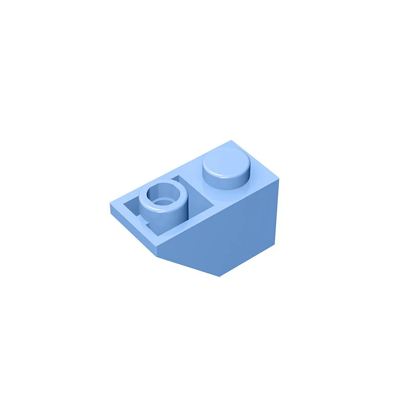 Gobricks GDS-597 Slope, Inverted 45 2x1 | Compatible Building Block for DIY alternate view