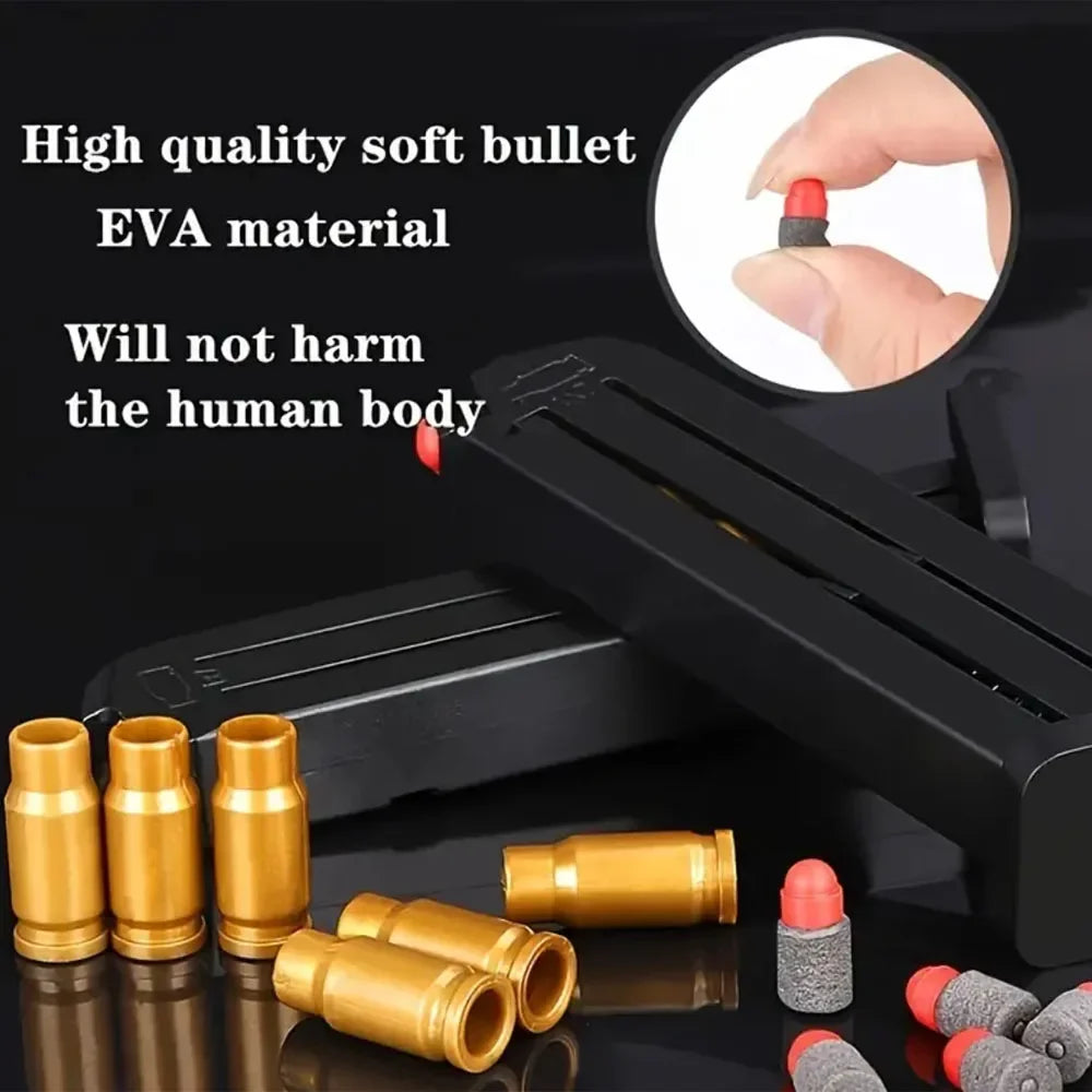 Soft EVA Foam Bullets for Toy Guns | Safe Shell Ejecting Ammo for Kids alternate view