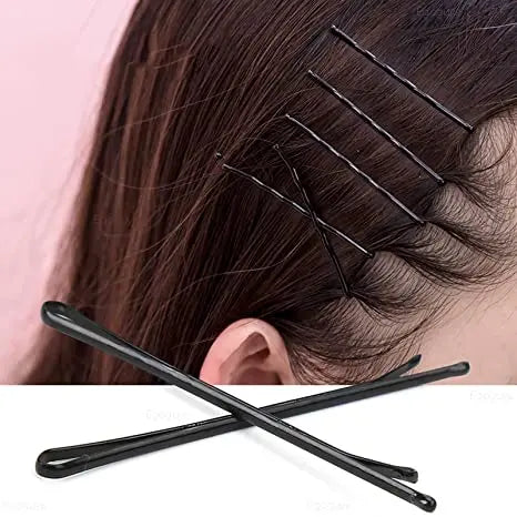 60/120pcs Black Hairpins for Women Hair Clip Lady Bobby Pins Invisible Wave Curly Bri lifestyle view