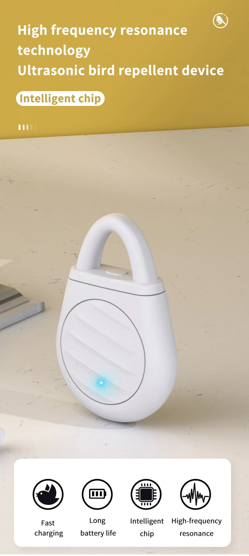 Ultrasonic Mosquito Repellent | Portable Indoor Outdoor Pest Control additional angle