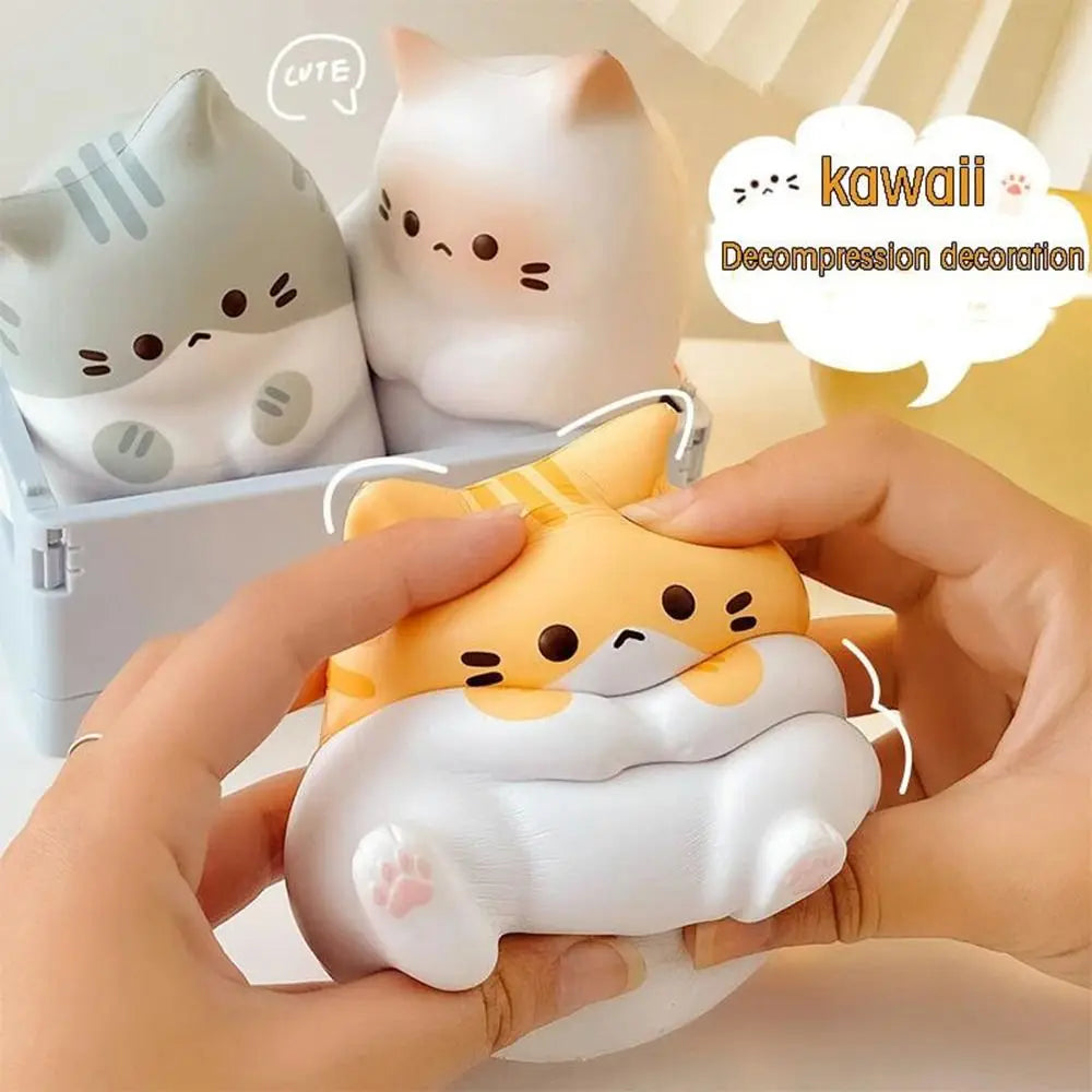 Cat Stress Relief Squishy Toy | Slow Rising Squeeze Toy alternate view