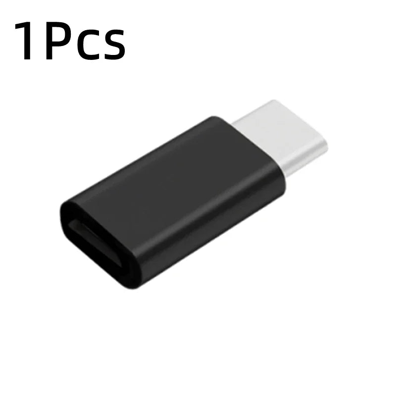 1/3Pcs Micro USB Female To Type C Male Adapter OTG Converter Micro-B To USB-C Connect alternate view