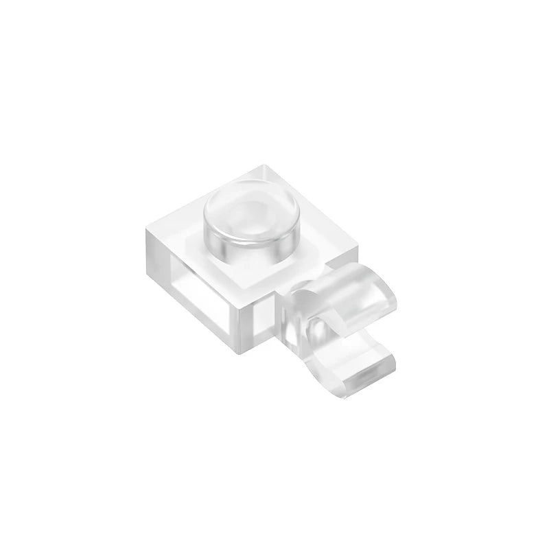 PLATE 1X1 W/HOLDER VERTICAL Building Block | Compatible with Lego 6019 61252 detail view
