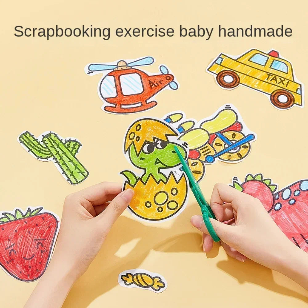 Children's Drawing Roll Sticky Color Filling Paper Graffiti Scroll Coloring Paper Rol lifestyle view