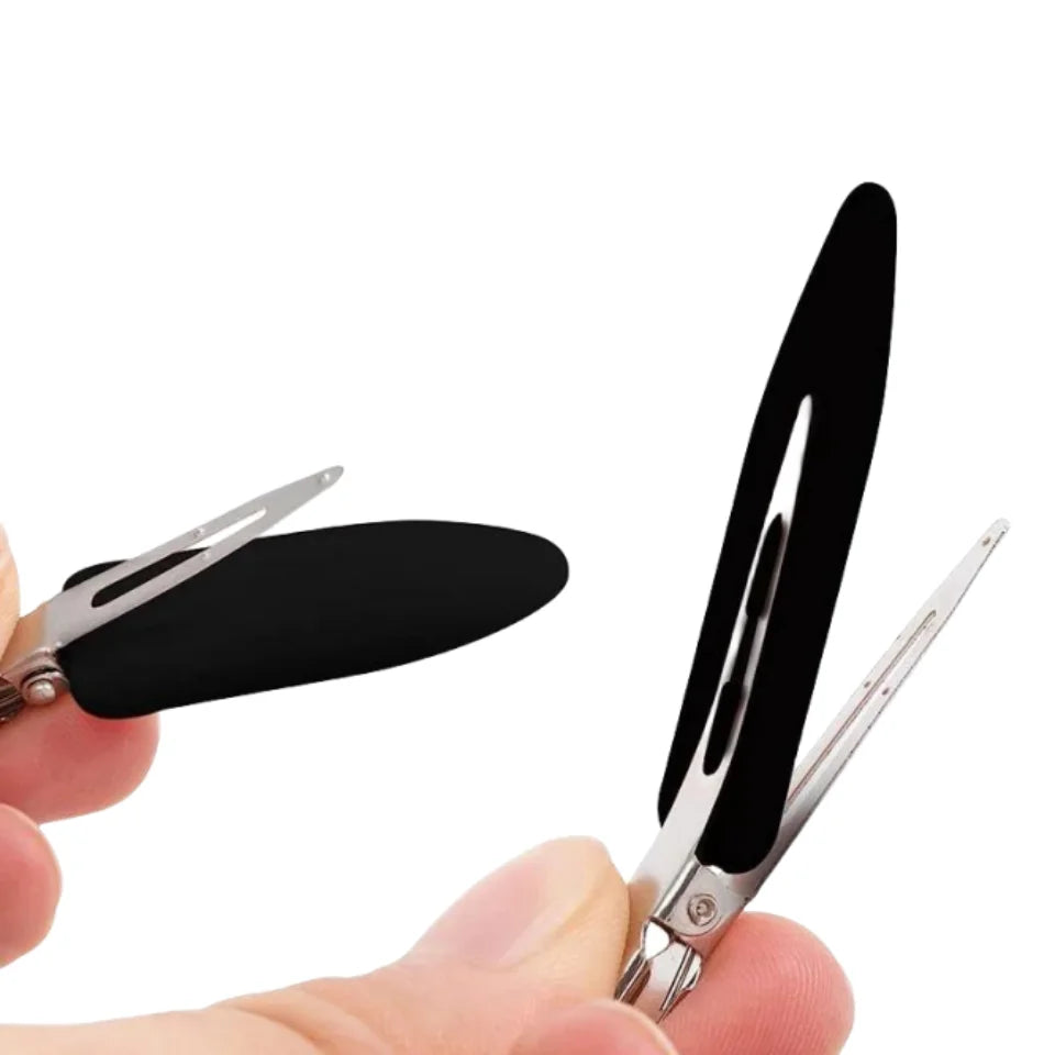 10pcs/set Bend Seamless Hair Clips Side Bangs Barrette Makeup Washing Face detail view