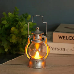 Retro Oil Lamp Halloween Lantern | Decorative LED Party Light alternate view