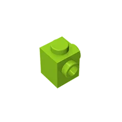 Gobricks GDS-1046 Modified Brick 1 x 1 with Studs on 2 Sides | Building Block for DIY lifestyle view