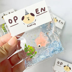 Kawaii Little Goldfish Squeeze Toy Slow Rebound Stress Relief Toys Cute Water-like Bubbl detail view