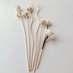 5/6Pcs Flower Fragrance Stick Fireless Aromatherapy Rattan Sticks Fragrance Diffuser | close-up view